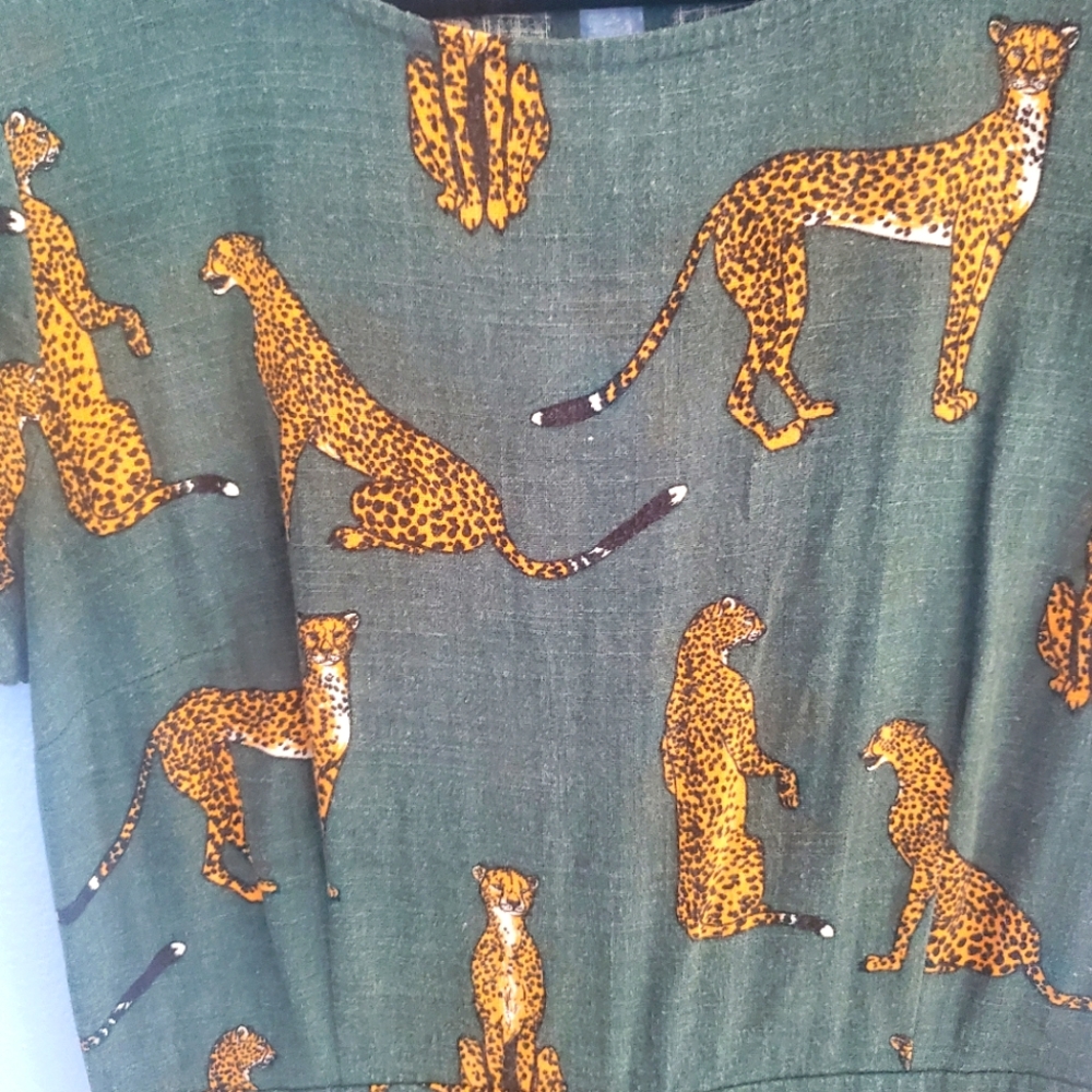 ModCloth Leopard Jumpsuit